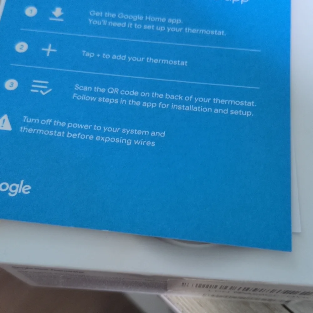 Google Nest Thermostat - Light Gray